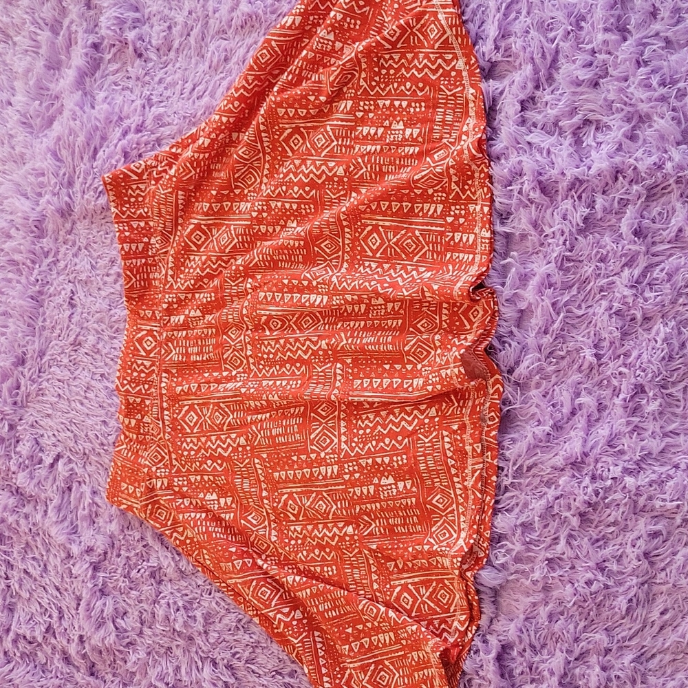 Mossimo orange mini skirt